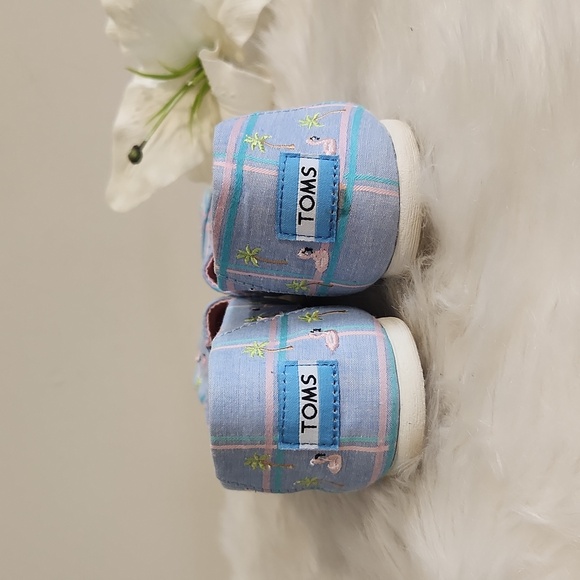 Toms Flamingo SLIP-ON. Size 7 - Picture 5 of 10